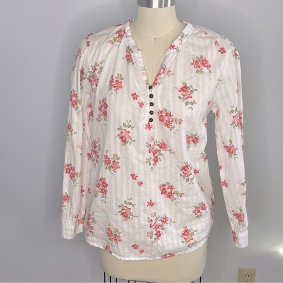 beachlunchlounge Lyzza Floral Print Top- Size Small - Picture 5 of 12